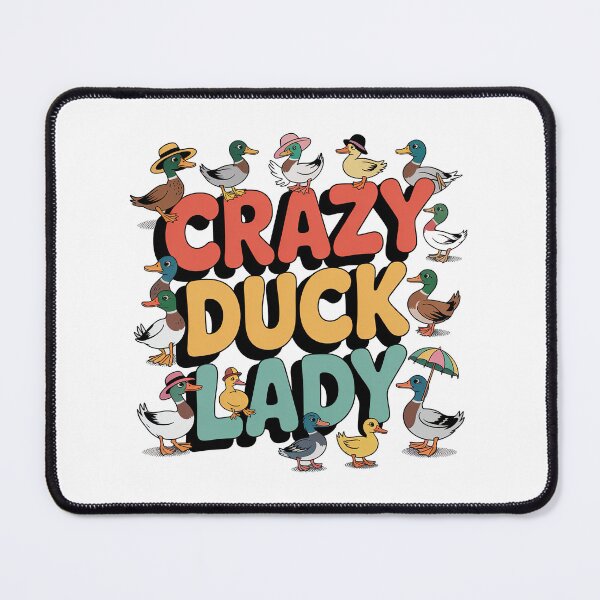 Item preview, Crazy Duck Lady designed and sold by graphic-genie.