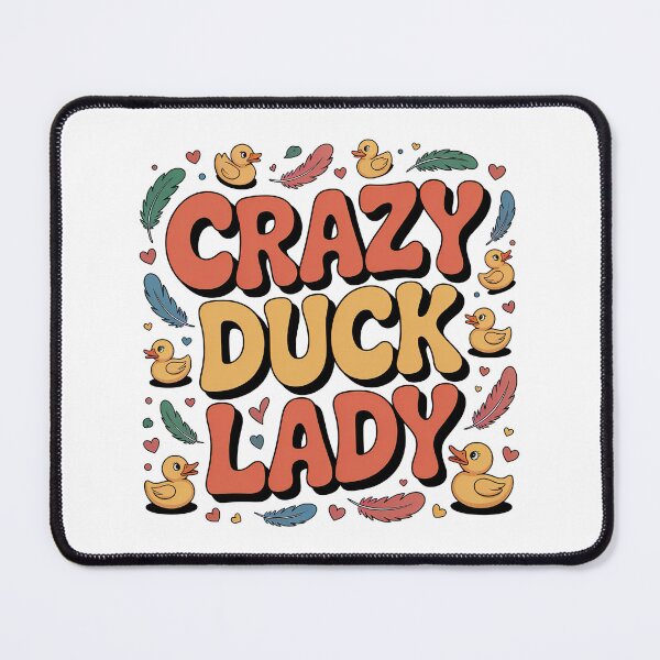 Item preview, Crazy Duck Lady designed and sold by graphic-genie.