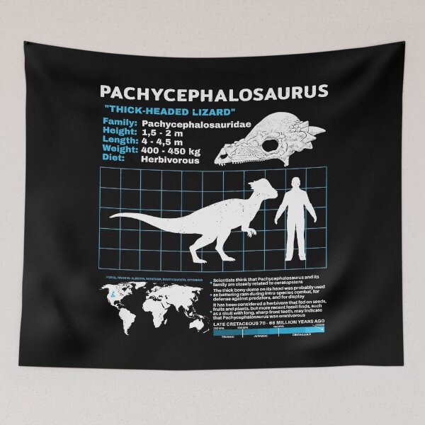 Item preview, Pachycephalosaurus Fact Sheet designed and sold by NicGrayGraphic.