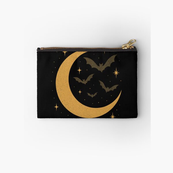 Item preview, “Midnight Flight – Gothic Moon & Bats” designed and sold by DailyVibesCo.