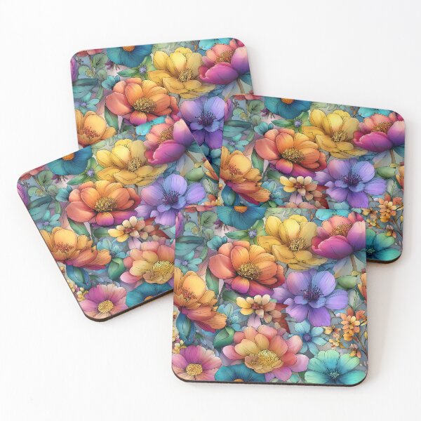 Item preview, Whimsical Watercolor Flowers designed and sold by Boddicca.