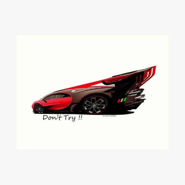 Extreme Excessive Car Art Art Print