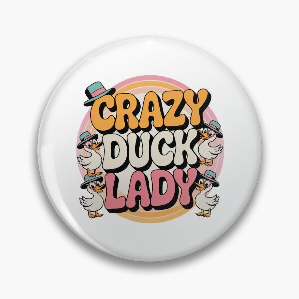 Item preview, Crazy Duck Lady designed and sold by graphic-genie.
