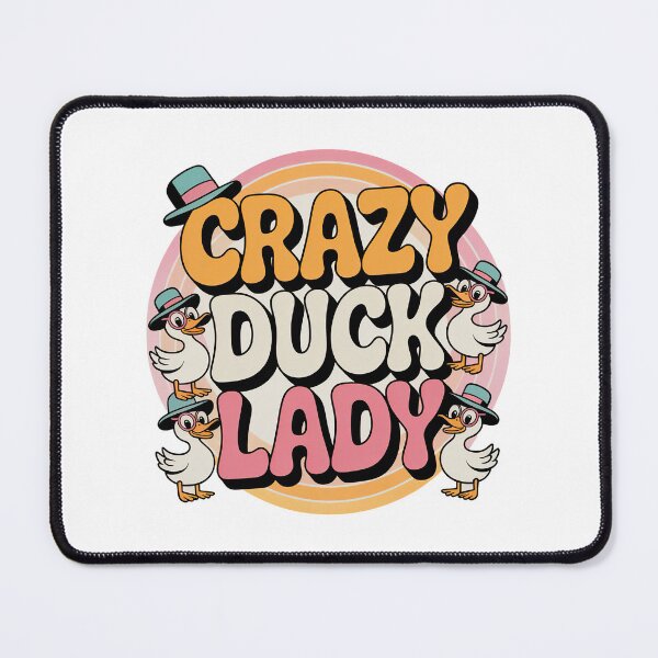 Item preview, Crazy Duck Lady designed and sold by graphic-genie.