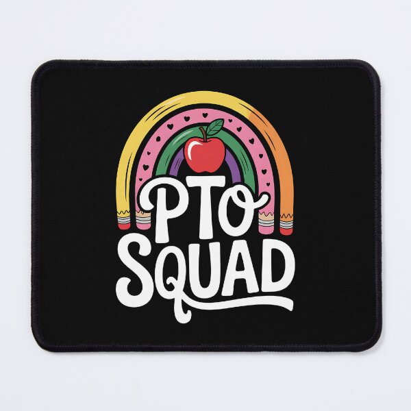 Item preview, Rainbow PTO Squad Parent Teacher Organization Association designed and sold by BakeryDozen.