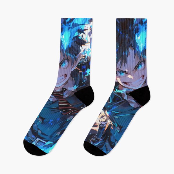 Item preview, Rin Okumura Blue Exorcist Anime Blue Flame Action Supernatural designed and sold by SuperTeamCanada.