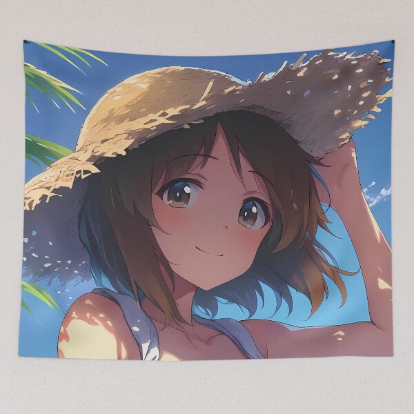 Item preview, Nishizumi Miho Girls und Panzer Anime Straw Hat Sunshine designed and sold by SuperTeamCanada.