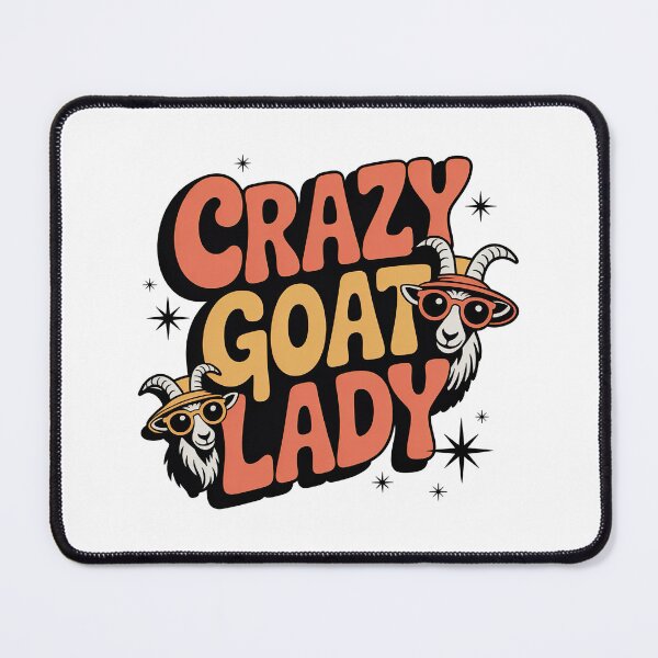 Item preview, Crazy Goat Lady designed and sold by graphic-genie.