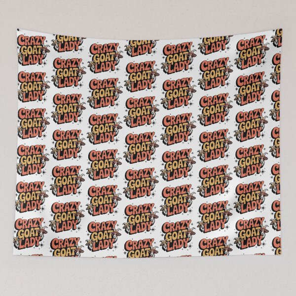 Item preview, Crazy Goat Lady designed and sold by graphic-genie.