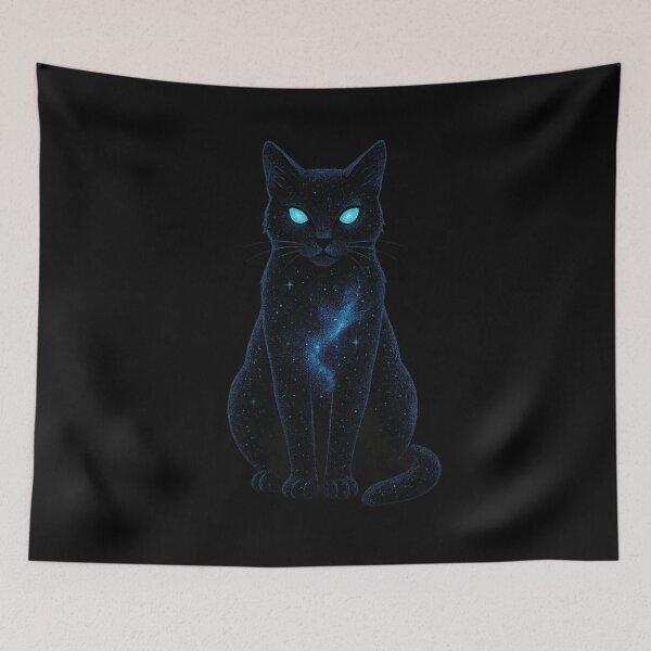 Item preview, “Celestial Cat – Guardian of the Stars” designed and sold by DailyVibesCo.