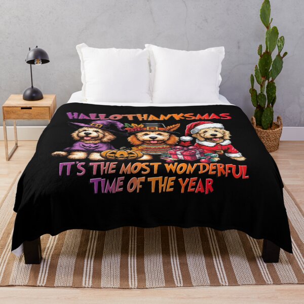 Item preview, Goldendoodle Halloween Thanksgiving Christmas designed and sold by chung2525.