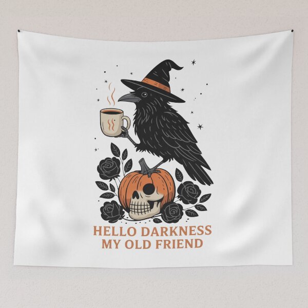 Item preview, Hello Darkness My Old Friend Crow designed and sold by chung2525.
