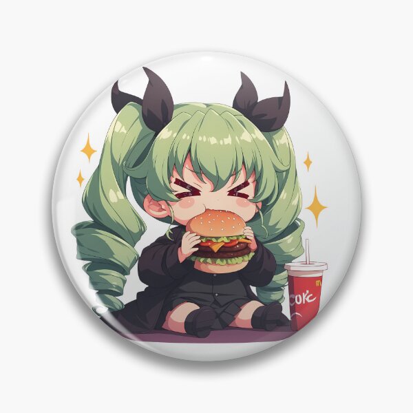 Aperçu de l'œuvre Anchovy Girls et Panzer Chibi Kawaii Anime Girl Gun créée et vendue par PMartistStudio.