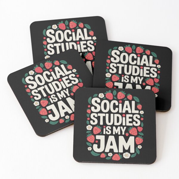 Item preview, Social Studies Is My Jam History Civics Teacher Strawberry designed and sold by BakeryDozen.