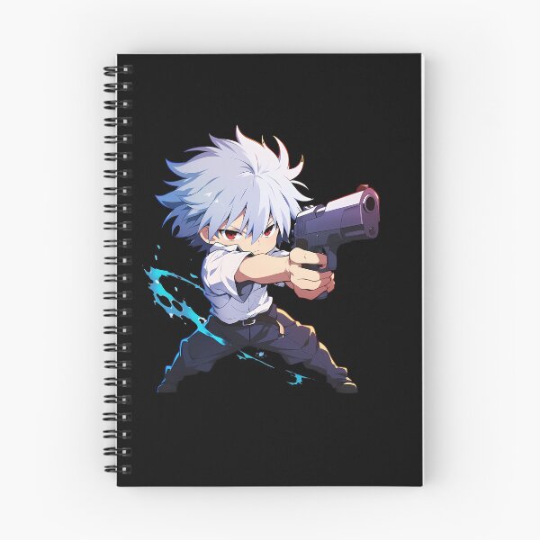 Item preview, Kaworu Nagisa Neon Genesis Mephisto Pheles Blue Exorcist Anime Chibi Gun designed and sold by PMartistStudio.