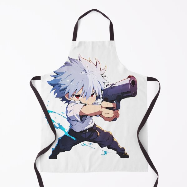 Item preview, Kaworu Nagisa Neon Genesis Mephisto Pheles Blue Exorcist Anime Chibi Gun designed and sold by PMartistStudio.