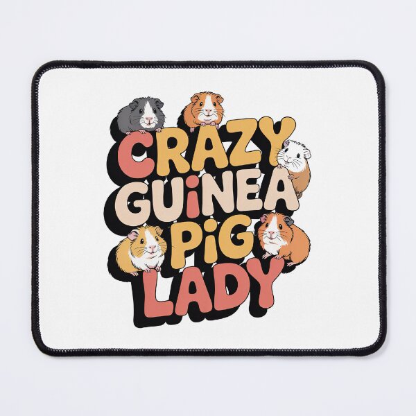 Item preview, Crazy Guinea Pig Lady designed and sold by graphic-genie.