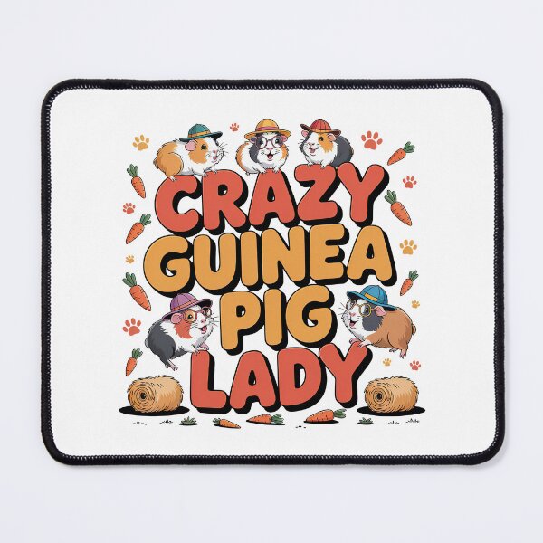 Item preview, Crazy Guinea Pig Lady designed and sold by graphic-genie.