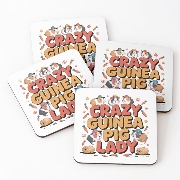 Item preview, Crazy Guinea Pig Lady designed and sold by graphic-genie.