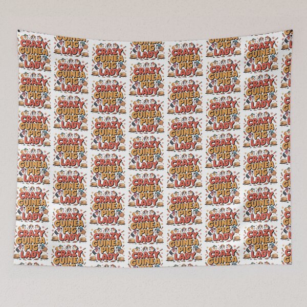 Item preview, Crazy Guinea Pig Lady designed and sold by graphic-genie.