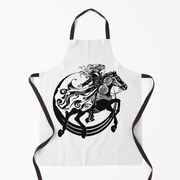 Item preview, Celtic Goddess Macha – Dark Mythology Silhouette designed and sold by CelticSoulShop.