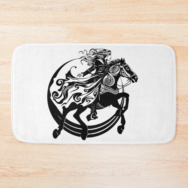 Item preview, Celtic Goddess Macha – Dark Mythology Silhouette designed and sold by CelticSoulShop.
