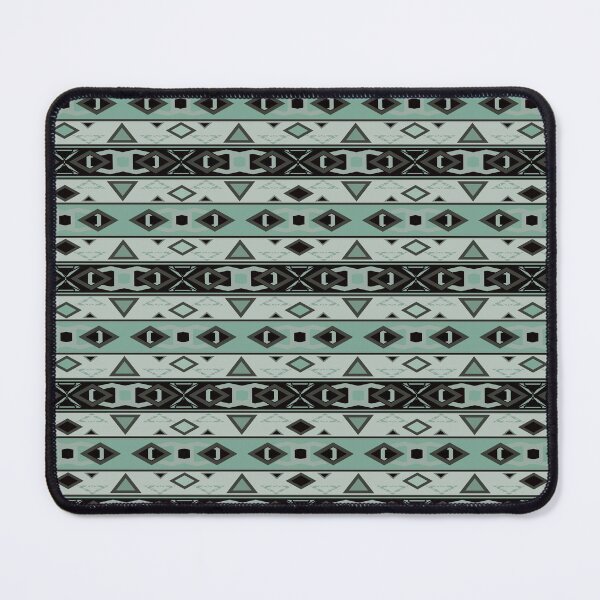Item preview, Stripes and geometric shapes of olive green designed and sold by fuzzyfox.