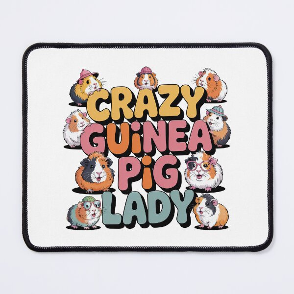 Item preview, Crazy Guinea Pig Lady designed and sold by graphic-genie.