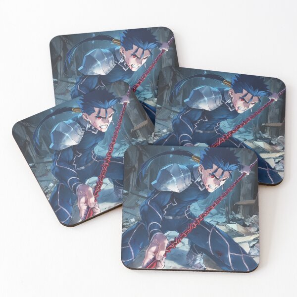 Item preview, Lancer Fate Stay Night Anime Blood Battle Ruins designed and sold by Tokyonomad.