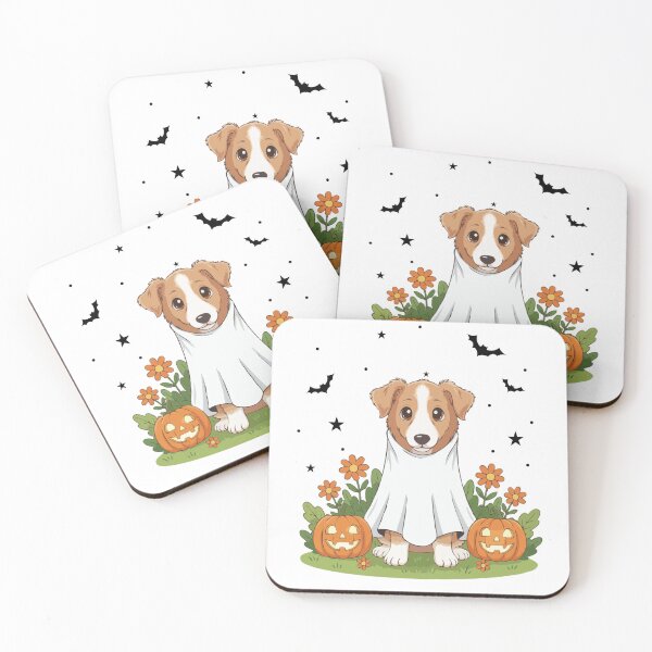 Item preview, Borzoi Puppy Ghost – Cute Halloween Dog Costume designed and sold by The Real Life Symphony.