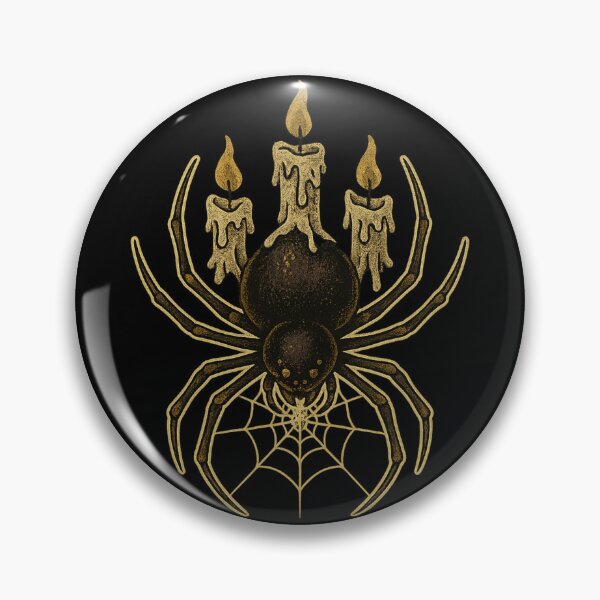 Item preview, “Candlelit Web – Gothic Spider of the Night” designed and sold by DailyVibesCo.