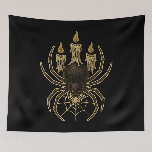 Item preview, “Candlelit Web – Gothic Spider of the Night” designed and sold by DailyVibesCo.
