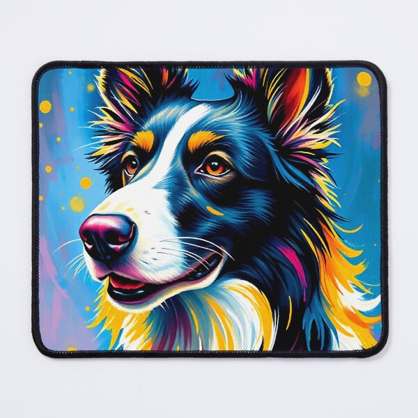 Item preview, Vibrant Border Collie designed and sold by ChrisButler.
