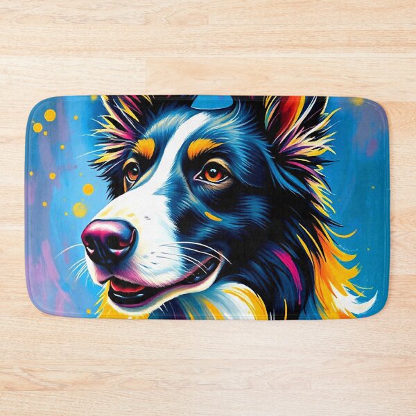 Item preview, Vibrant Border Collie designed and sold by ChrisButler.