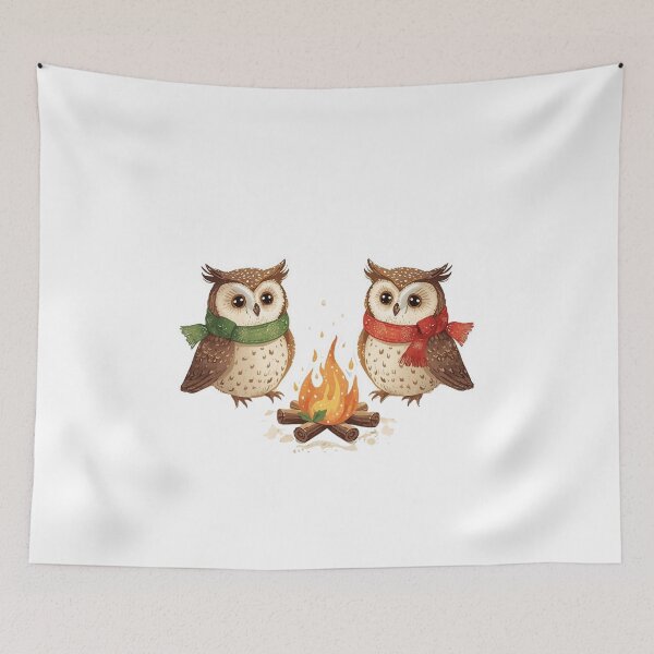 Item preview, Owls by Campfire designed and sold by CozyinTime.