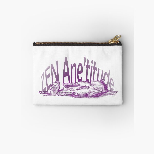 Item preview, Drawing of a donkey rolling on the ground - purple-red colorized version with French text designed and sold by SylvieG18.