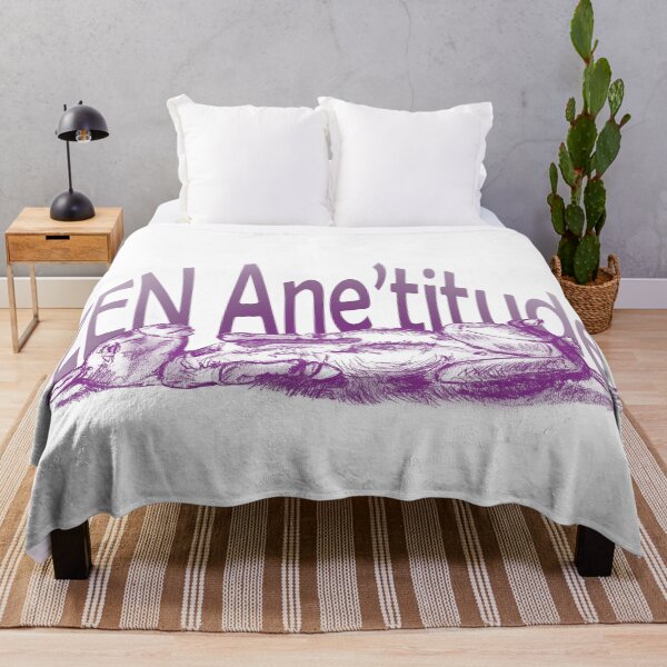 Item preview, Drawing of a donkey rolling on the ground - purple-red colorized version with French text designed and sold by SylvieG18.