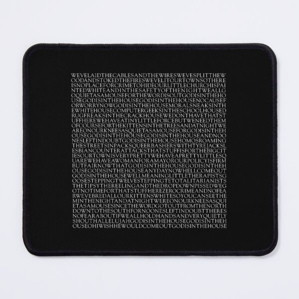 Item preview, God Is In The House - Nick Cave &_ The Bad Seeds (lyrics) v.6 Oversized designed and sold by JanylaWozni.