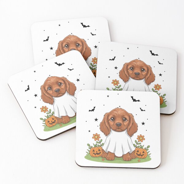 Item preview, Irish Setter Puppy Ghost – Cute Halloween Dog Costume designed and sold by The Real Life Symphony.