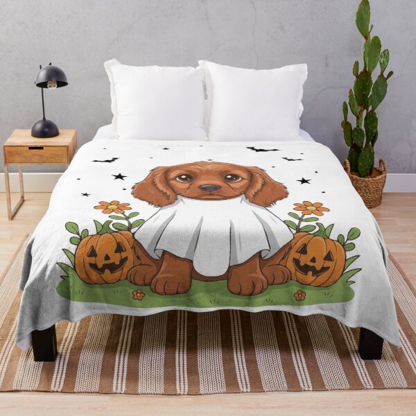Item preview, Irish Setter Puppy Ghost – Cute Halloween Dog Costume designed and sold by The Real Life Symphony.