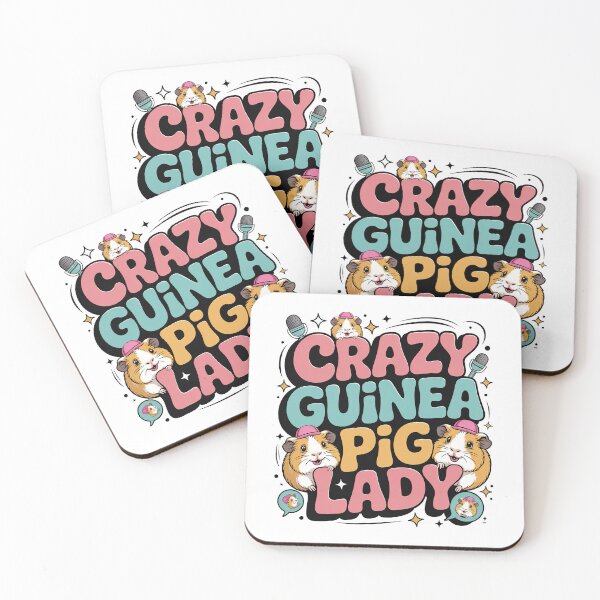 Item preview, Crazy Guinea Pig Lady designed and sold by graphic-genie.