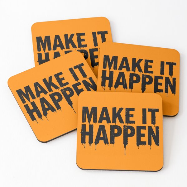 Item preview, Make It Happen – raw motivation designed and sold by Fab-Haven.