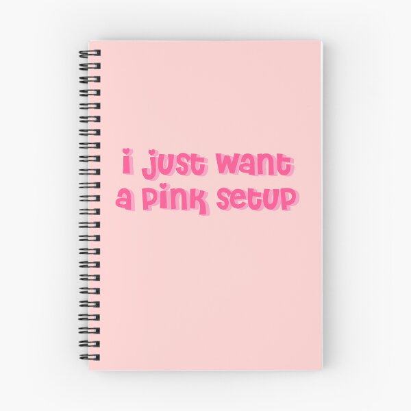 Item preview, I Just Want A Pink Setup designed and sold by Glücksstern.