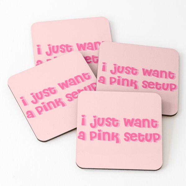 Item preview, I Just Want A Pink Setup designed and sold by Glücksstern.