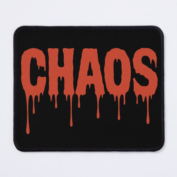 Item preview, “CHAOS – Gothic Drip Text Design” designed and sold by DailyVibesCo.