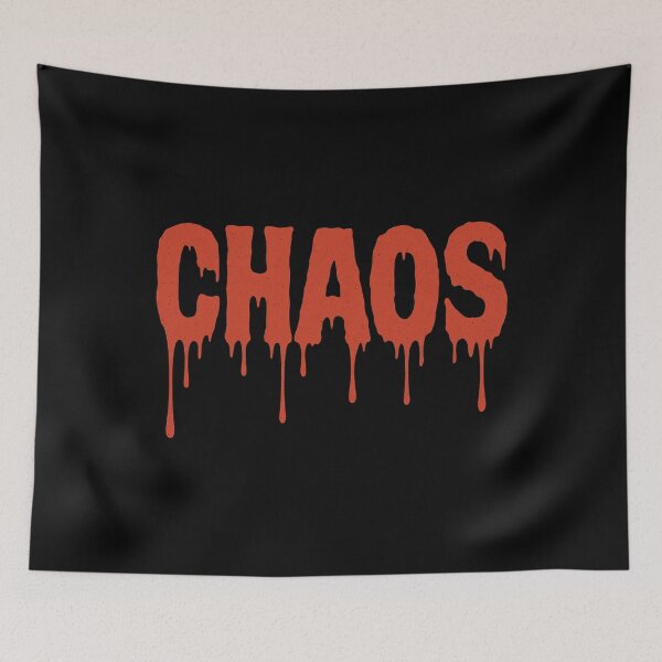 Item preview, “CHAOS – Gothic Drip Text Design” designed and sold by DailyVibesCo.