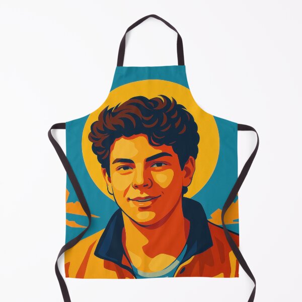Item preview, Vibrant Portrait of Saint Carlo Acutis, Millennial Saint, Young and Handsome V.1c Without Text designed and sold by VarnaChitra.