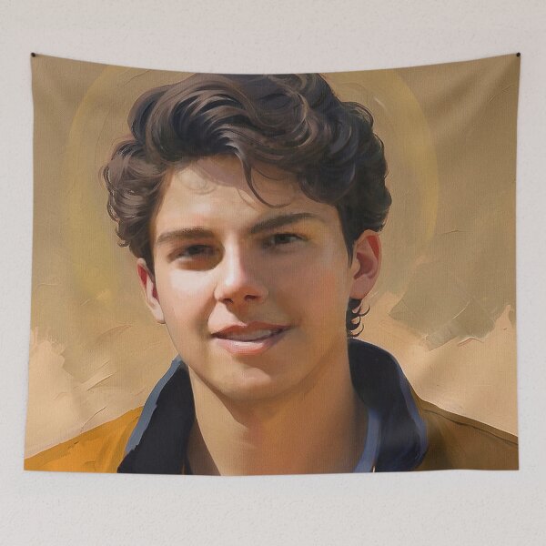 Item preview,  Saint Carlo Acutis, Millennial Saint, Young and Handsome V.6b designed and sold by VarnaChitra.