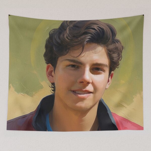Item preview, Saint Carlo Acutis, Millennial Saint, Young and Handsome V.6 designed and sold by VarnaChitra.