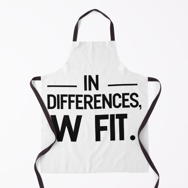 Item preview, In Differences, We Fit – Minimalist Typography Design designed and sold by Irene Catchmind.